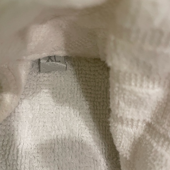 FRETTE Women’s White Cotton Luxury Bathrobe XL Imported - Picture 7 of 11